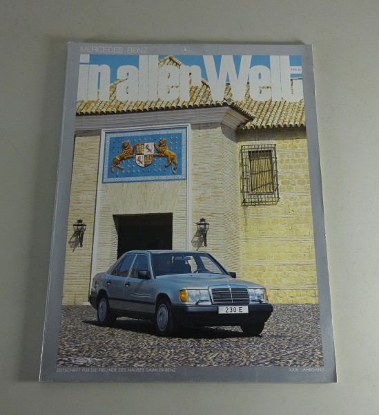 Magazin „Mercedes-Benz in aller Welt“ Vorstellung W124 Ausgabe 06/1984