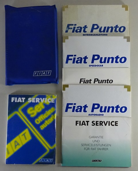 Bordmappe + Betriebsanleitung Fiat Punto Typ 188 Benziner + Diesel Stand 05/2001
