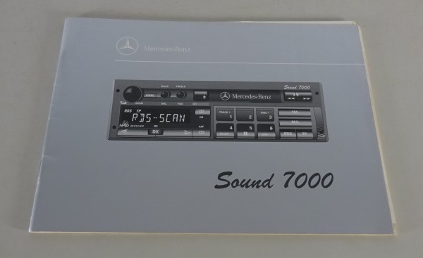 Betriebsanleitung / Handbuch Mercedes Benz Radio Sound 7000 | E, P