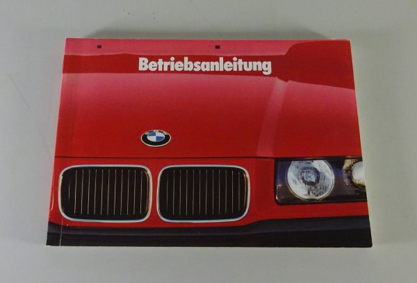 Betriebsanleitung / Handbuch BMW 3er E36 316i - 325td Stand 08/1992