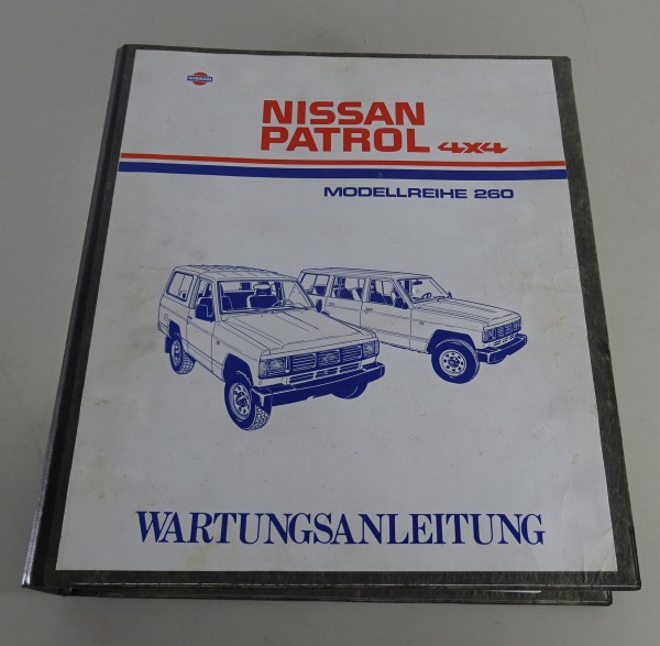 Werkstatthandbuch / Wartungsanleitung Nissan Patrol 4 X 4 Series 260 Stand 1989