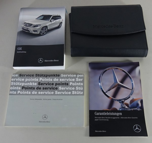 Bordmappe + Betriebsanleitung Mercedes GLK 200 250 300 350 Typ X204 Stand 2014