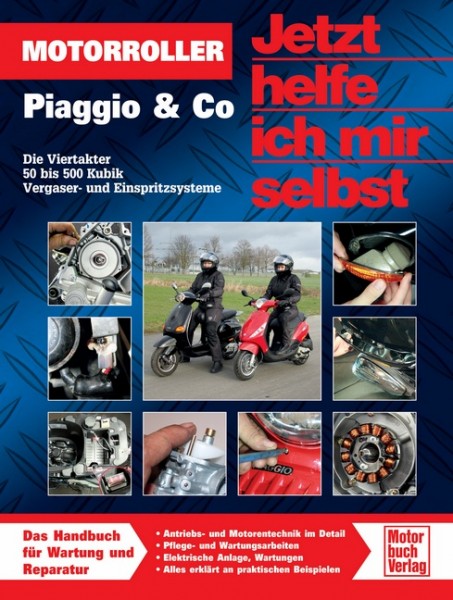 Reparaturanleitung Motorroller Piaggio & Co. Viertakter - Jhims Band 289