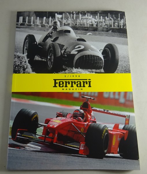 Prospekt / Zeitschrift Ferrari Magazin Nr. 2/1998