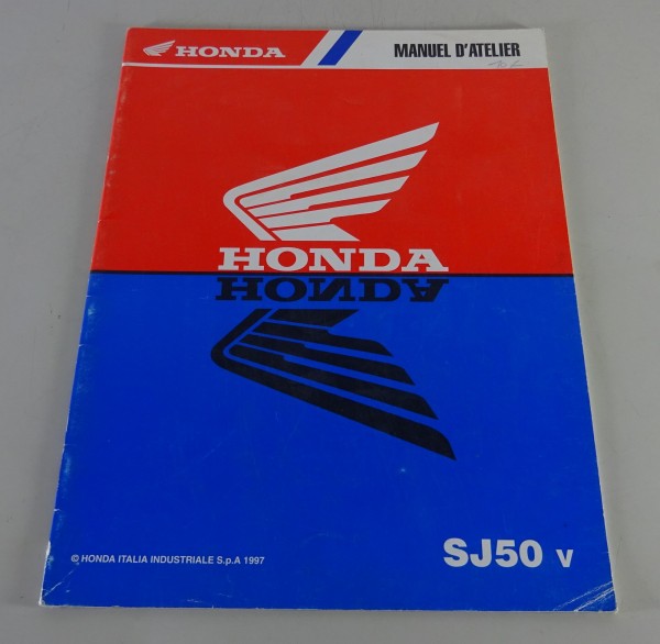 Werkstatthandbuch Ergänzung / Manuel D´atelier Honda Roller SJ 50 Bali von 1997