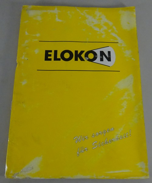 Betriebsanleitung / Handbuch Elokon MGA-L Stand 03/1999