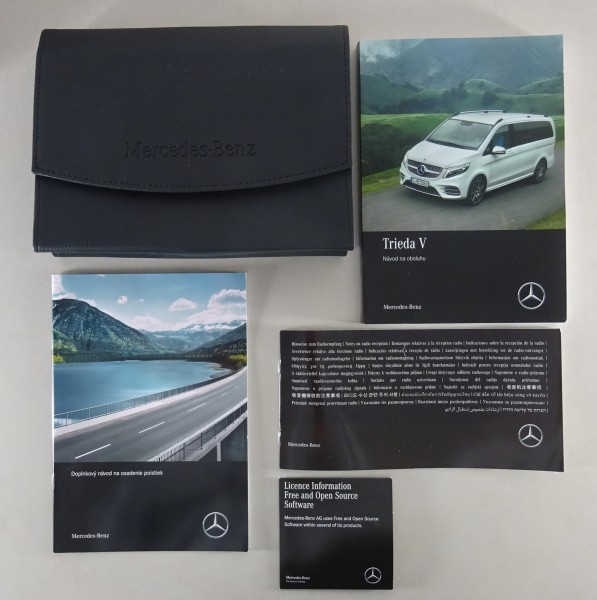 Palubný priecinok + návod na obsluhu Mercedes Benz Trieda V od roku 08/2021