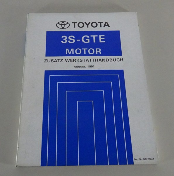 Werkstatthandbuch Toyota 3S-GTE Motor für Celica 4WD ST 185 von 08/1991