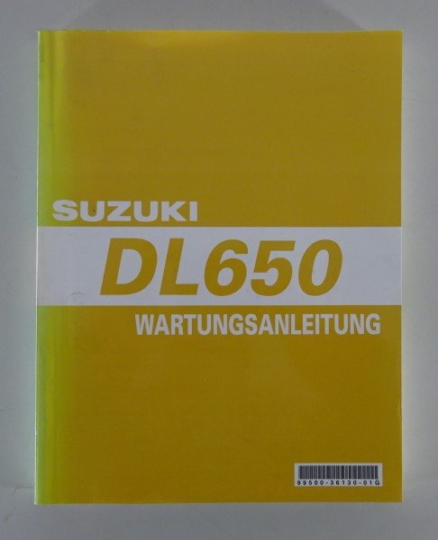 Werkstatthandbuch / Wartungsanleitung Suzuki DL 650 V-Strom K4 Stand 11/2003