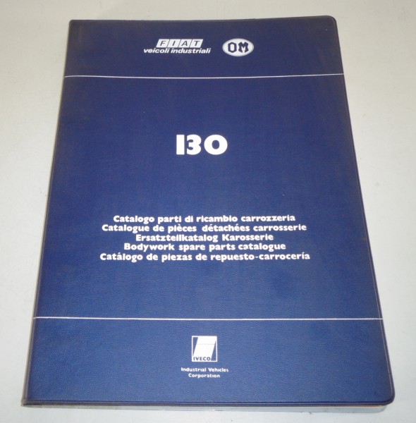 Teilekatalog Karosserie / Parts list bodywork Fiat 130 von 2/1976