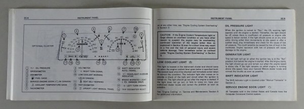 Owner´s Manual / Handbook Pontiac Tempest Stand 1989