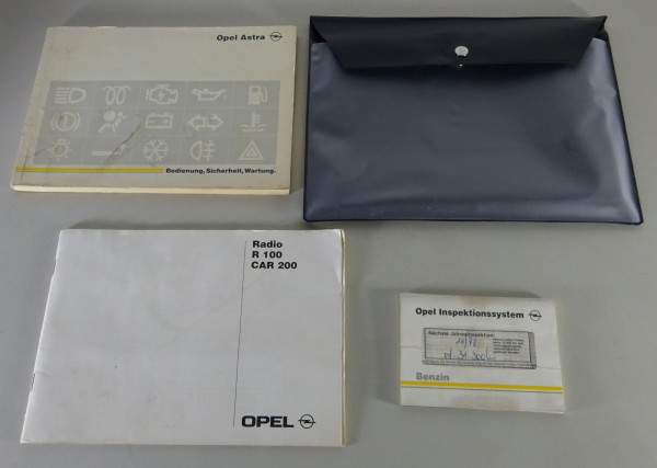Bordmappe mit Betriebsanleitung Opel Astra F inkl. Cabrio Stand 03/1995