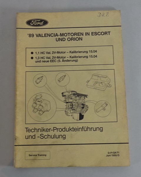 Werkstatthandbuch Techniker Information Ford Escort / Orion ´89 Valenca-Motoren