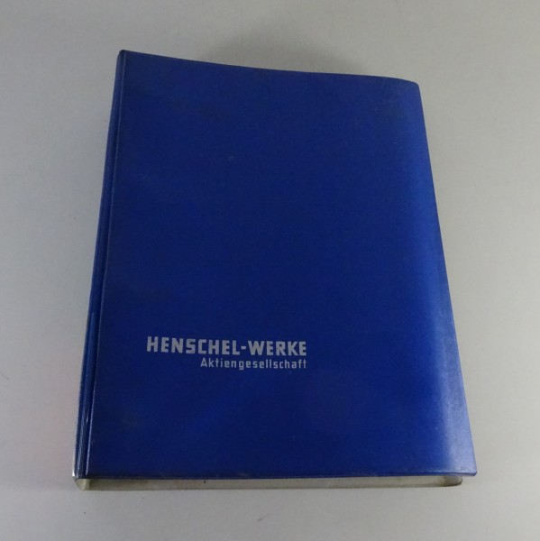 Werkstatthandbuch Henschel Commer Transporter HC 5 EG / HC 6 EL Stand 6/1964