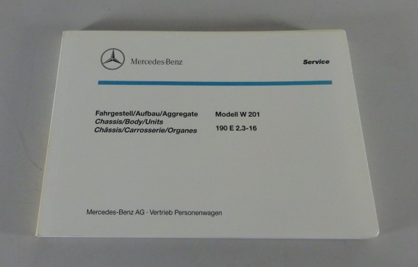 Bildkatalog / Teilekatalog Mercedes Benz W201 190 E 2,3-16 Stand 09/1990