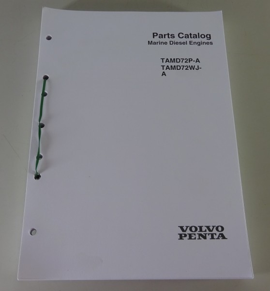 Teilekatalog Volvo Penta Bootsmotor TAMD72P-A / TAMD72WJ-A Stand 06/2015