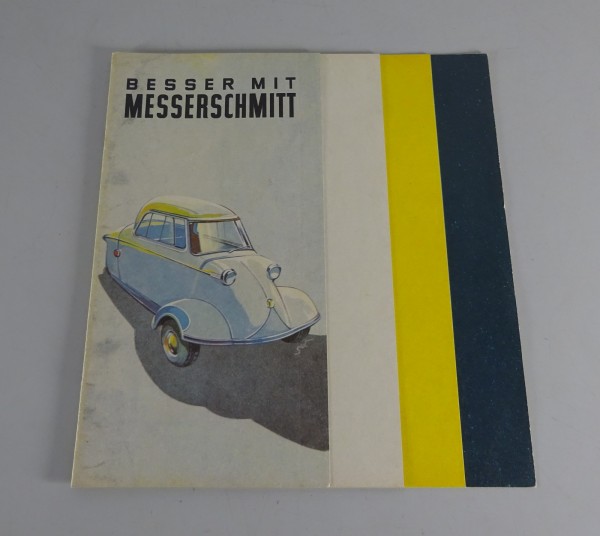 Prospekt / Broschüre Messerschmitt Kabinenroller KR 200 Baujahr 1955 - 1964