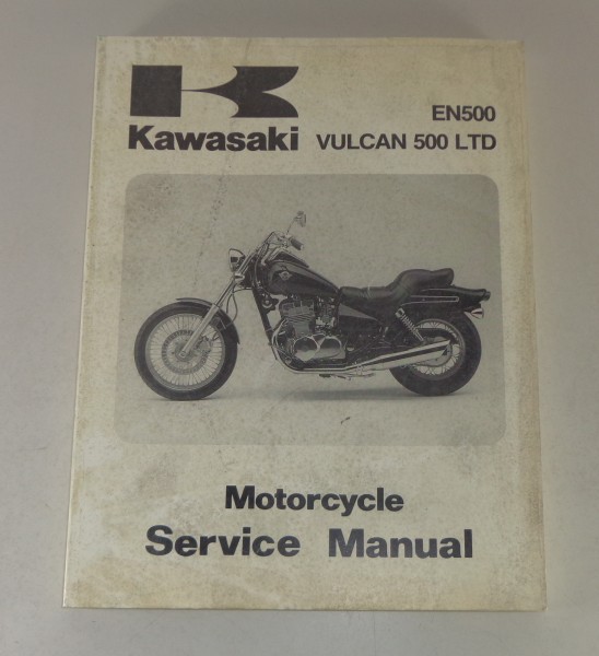 Werkstatthandbuch / Workshop Manual Kawasaki EN 500 / Vulcan 500 LTD, Stand 1996