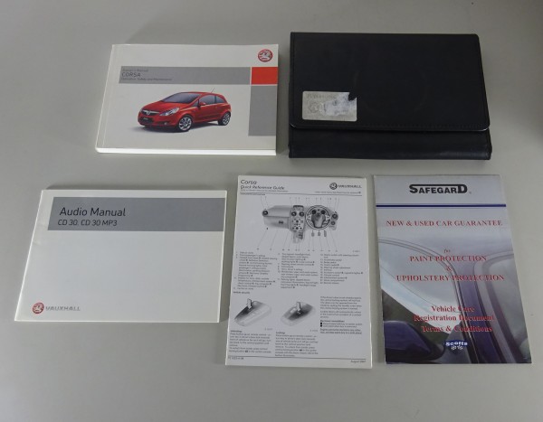 Owner's Manual / Handbook + Wallet Opel Corsa D Stand 08/2007