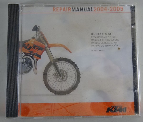 Werkstatthandbuch / Repair Manual KTM 85 SX / 105 SX Baujahre 2004-2005