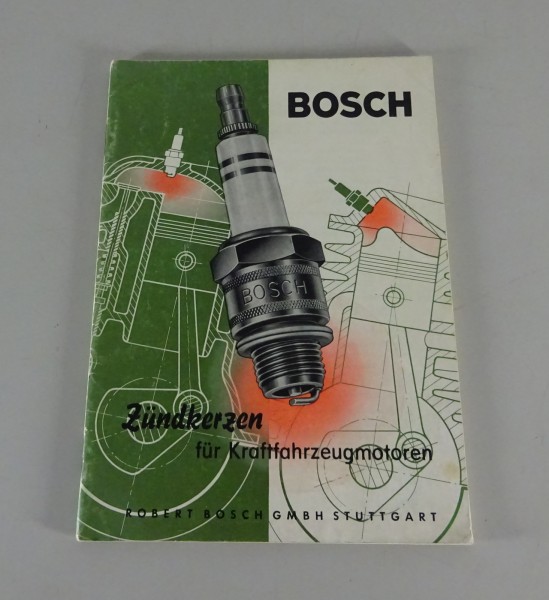 Handbuch Bosch Zündkerzen für Kraftfahrzeugmotoren Stand 01/1954