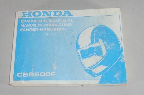 Betriebsanleitung / Handbuch Honda CBR 600 F Stand 1994