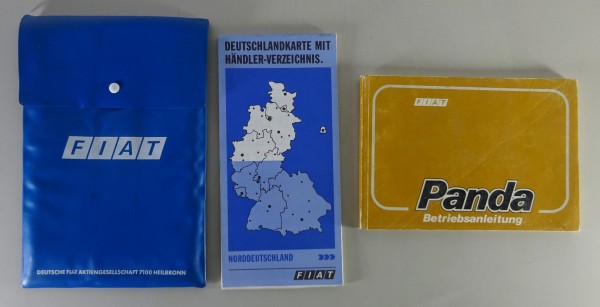 Bordmappe + Betriebsanleitung Fiat Panda 750 / 900 / 1000 / 4x4 | Stand 07/1988
