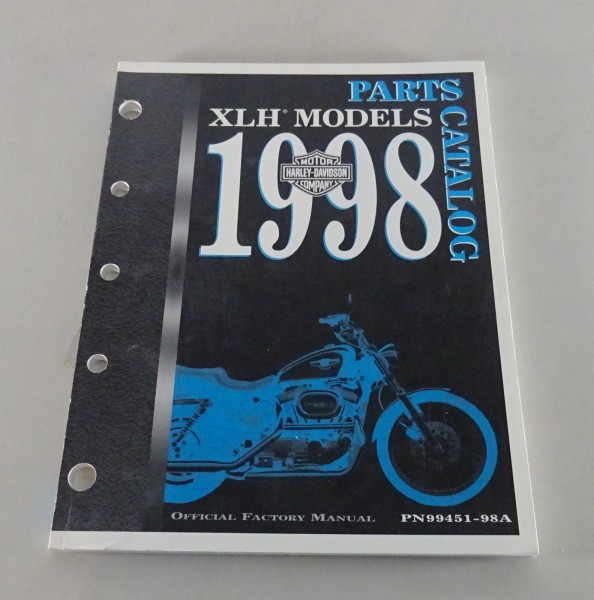 Teilekatalog / Parts Catalog Harley Davidson XLH Sportster Modelle 1998