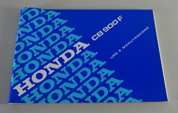 Owner´s Manual / Uso E Manutenzione / Honda CB 900 F Stand 1978 - 1984