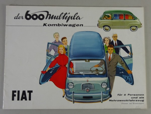 Prospekt / Prospektblatt | Fiat 600 Multipla Kombiwagen