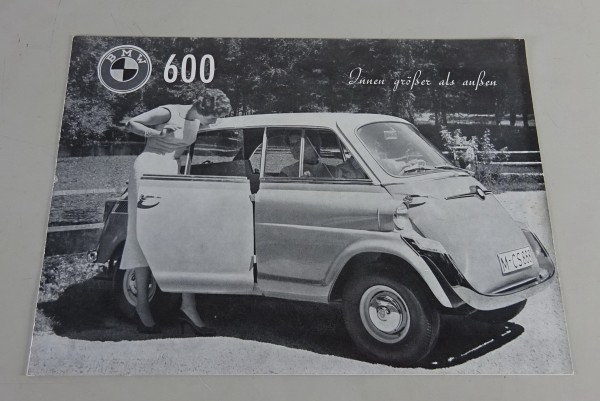 Prospekt / Broschüre BMW 600 „Große Isetta“ Stand 09/1957