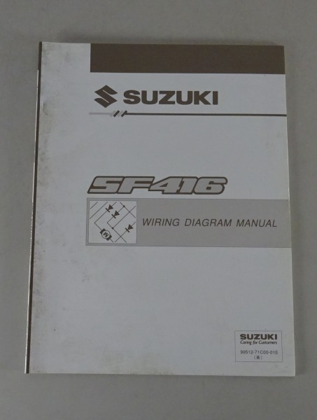 Werkstatthandbuch Wiring Diagram Manual Elektrik Suzuki Swift SF 416 06/1993