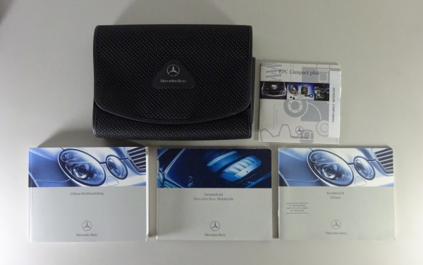 Bordmappe + Betriebsanleitung Mercedes E-Klasse W211 E200 E240 E320 etc. 09/2003