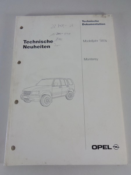 Fahrzeugvorstellung / Technische Neuheiten Opel Monterey Modelljahr 1997