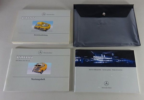 Bordmappe + Betriebsanleitung Mercedes-Benz Transporter Vario Typ 667 Stand 2001