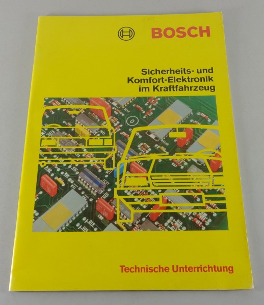 Schulungsunterlage Bosch Komfort Elektronik von 1983