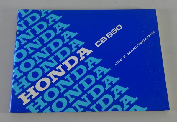Owner´s Manual / Uso E Manutenzione Honda CB 650 Stand 2014 - 2018