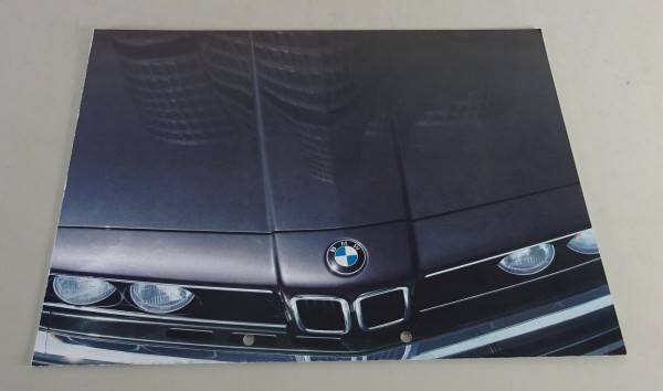 Prospekt / Poster BMW E30 / E28 / E24 / E23 Stand 01/1984