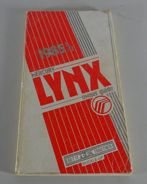 Owner´s Manual / Handbook Mercury LYNX Stand 1985