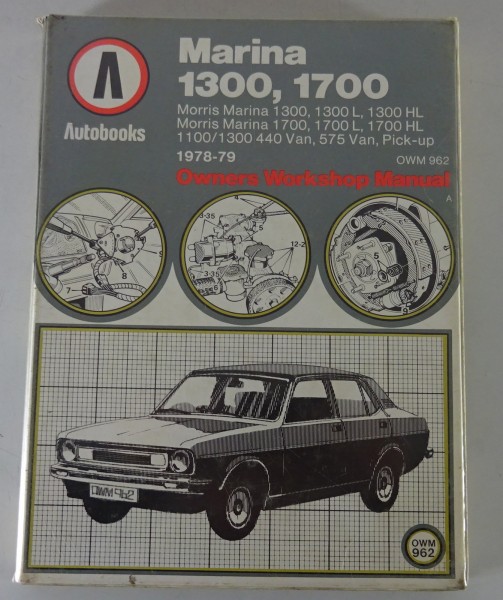 Reparaturanleitung / Repair Manual Morris Marina 1300 / 1700 1978-1979