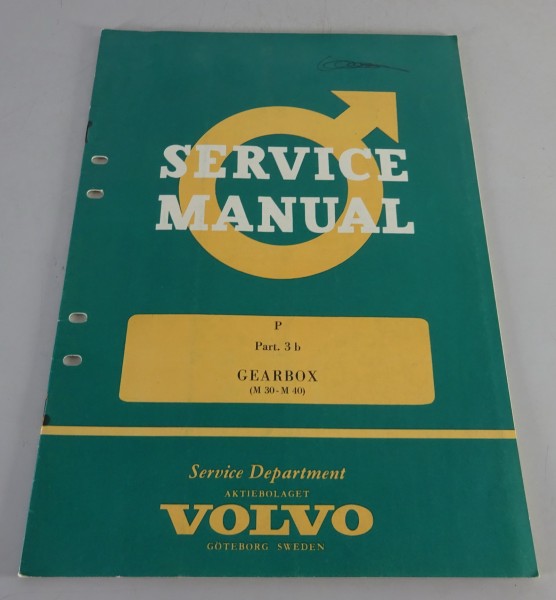 Workshop Manual / Repair Manual Gearbox / Getriebe Volvo P 120 Amazon from 1963