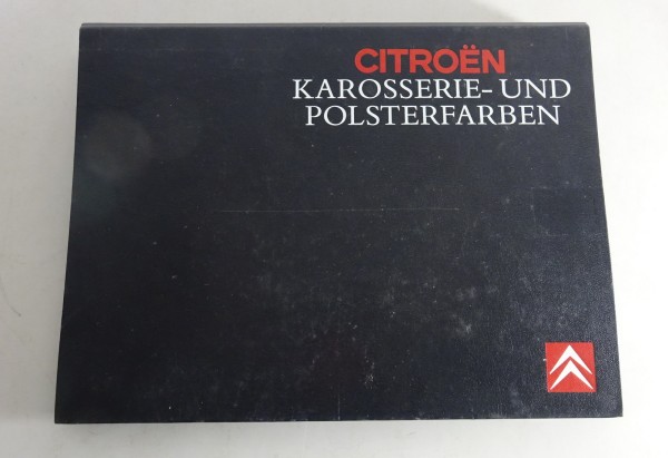 Polstermappe + Lackmuster Citroen - XM/ BX/ ZX/ AX/ Xantia /C15 /C25 Stand 1993