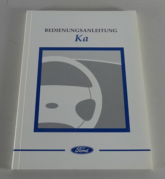 Betriebsanleitung / Handbuch Ford Ka Stand 07/2000