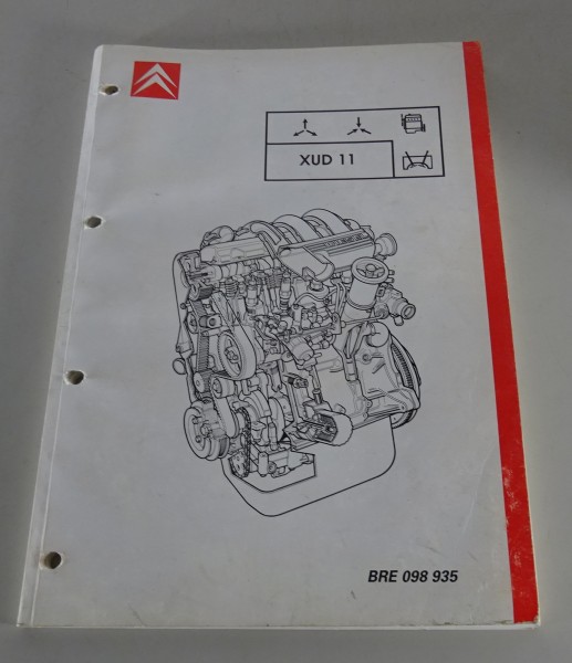 Werkstatthandbuch Citroen XM Diesel-Motor 2,1 l D12 Ausbau Einbau Stand 09/1990