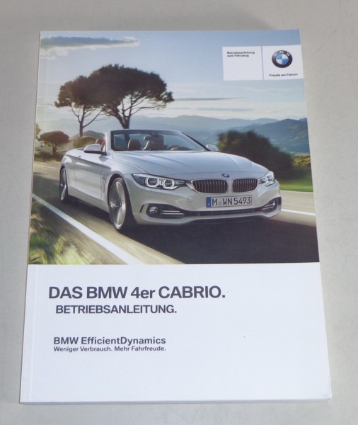 Betriebsanleitung BMW 4er Cabrio F33 Stand 10/2013