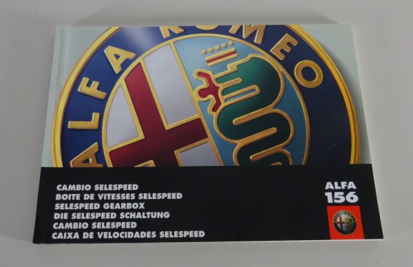 Betriebsanleitung / Handbuch Alfa Romeo 156 Selespeedschaltung Stand 11/1998