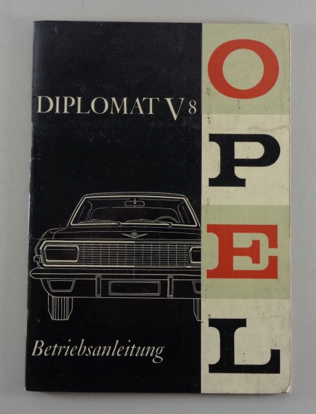 Betriebsanleitung Opel Diplomat A V8 von 06/1964