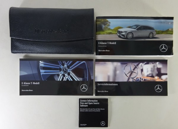 Bordmappe + Betriebsanleitung Mercedes-Benz E-Klasse S214 T-Modell von 03/2023
