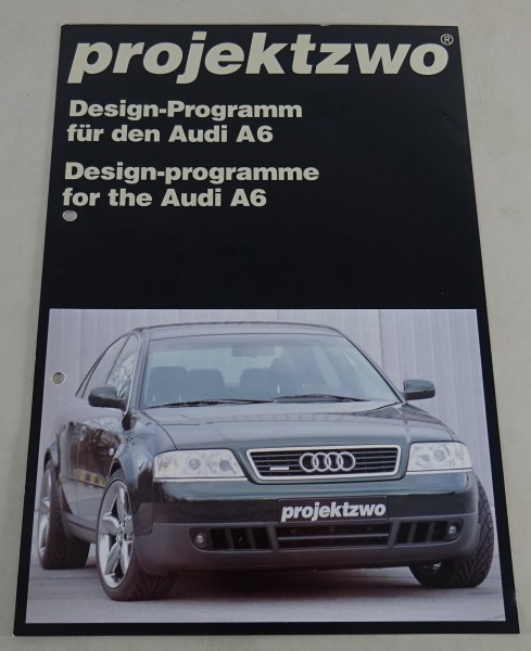 Prospektblatt / Design-Programm Audi A6 C5 projektzwo