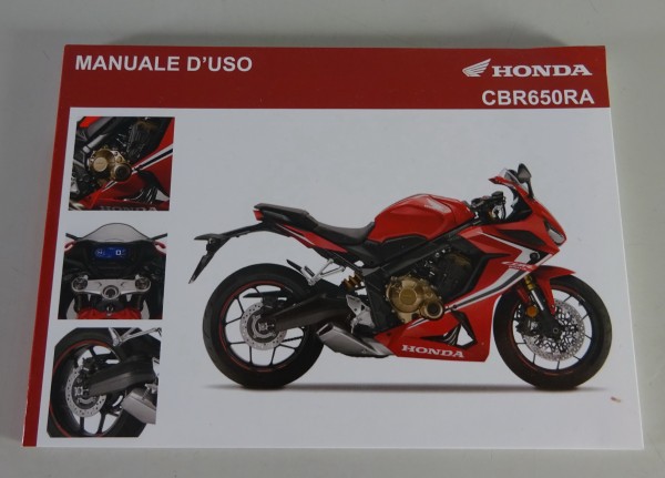 Uso e Manutenzione / Manuale Honda CBR 650 RA Stand 2019 italiano